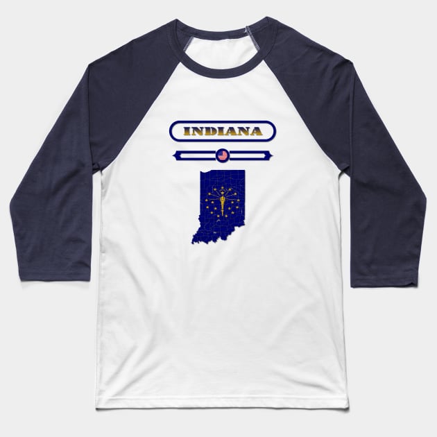 INDIANA STATE, UNITED STATES, USA. SAMER BRASIL Baseball T-Shirt by Samer Brasil